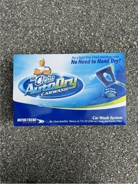 Mr Clean AutoDry Carwash System Starter Kit Spot Free No Hand Dry Motor NEW